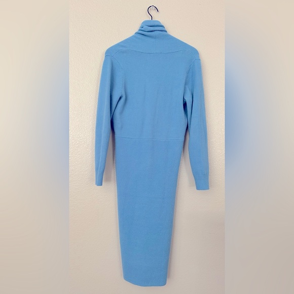 NWOT Shawl Collar Wrap Sweater Dress. Size M - Picture 5 of 7